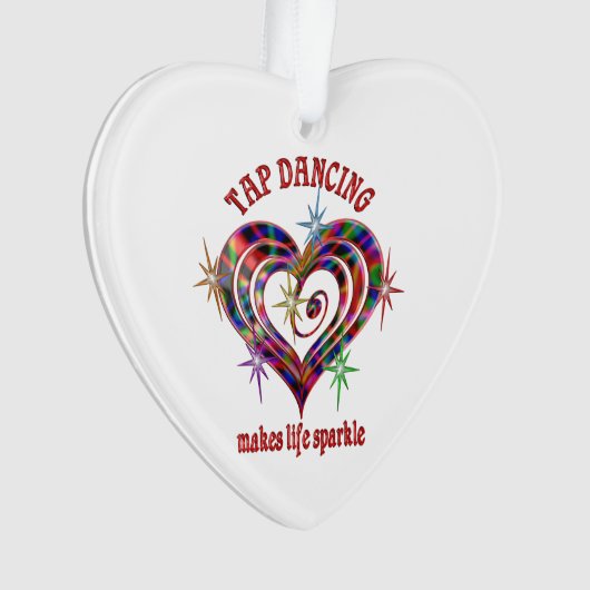 Tik dansende spaarkjes ornament (voorkant)