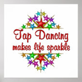 Tik dansende spaarkjes poster (Voorkant)