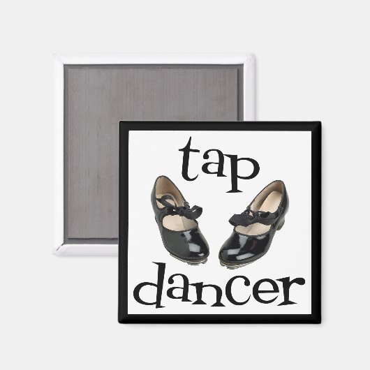 Tik danser magneet (Voorkant / Achterkant)