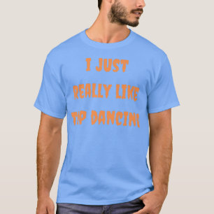 Tik danserend Halloween Autumn Herfst Dancer Teach T-shirt
