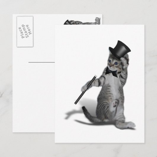 Tik danskat briefkaart (Voorkant / Achterkant)