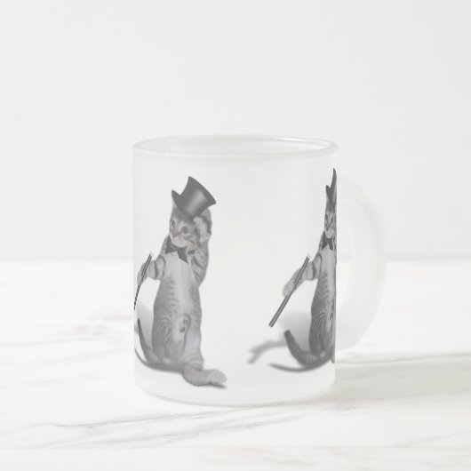 Tik danskat matglas koffiemok (Voorkant rechts)