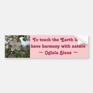 tik de aardbumpersticker aan bumpersticker