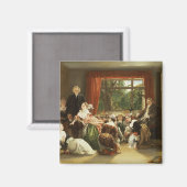 Tik de Slipper bij de buurvrouw Flamborough.. Magneet (Voorkant / Achterkant)