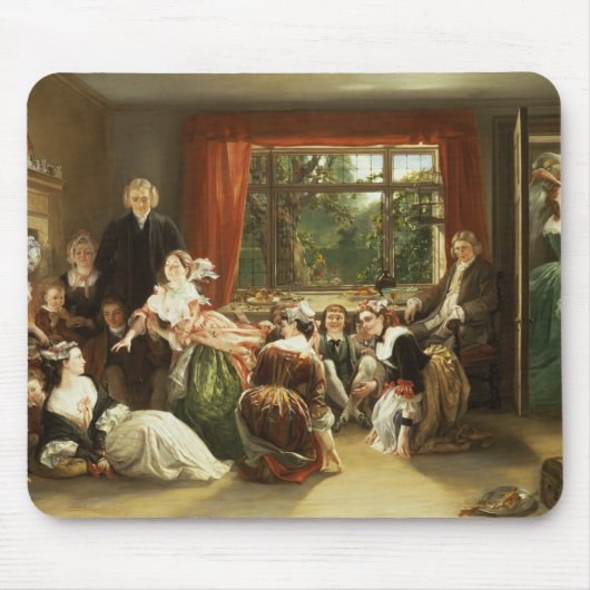 Tik de Slipper bij de buurvrouw Flamborough Muismat (Voorkant)