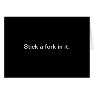 Tik een vork in een it-kaart