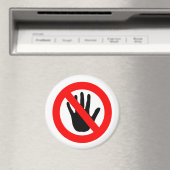 Tik het teken niet aan magneet (Insitu (Vaatwasser))