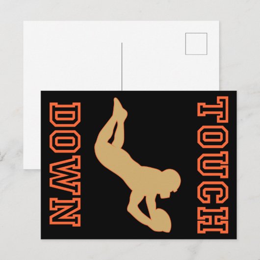 Tik in groen op briefkaart (Voorkant / Achterkant)