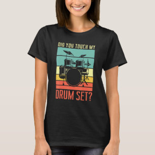Tik je op mijn trommelrots voor een trommel t-shirt