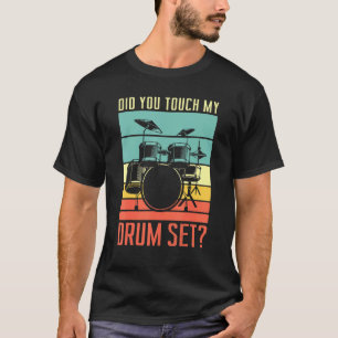 Tik je op mijn trommelrots voor een trommel t-shirt