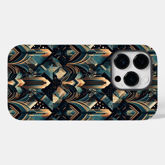 tik kunstdecopatroon Case-Mate iPhone case (Achterkant (horizontaal))