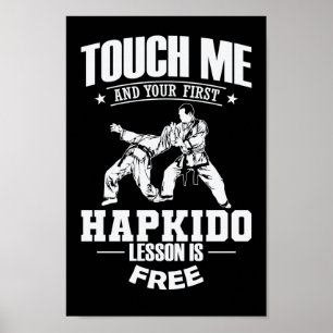 Tik me aan en je eerste hapkido-les is gratis poster