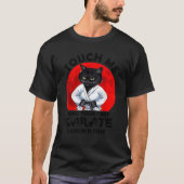 Tik me aan en je eerste stuiver is gratis kat t-shirt (Voorkant)