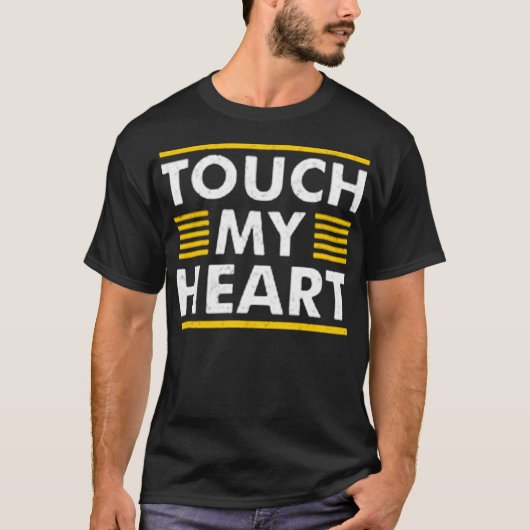 Tik mijn hart aan t-shirt (Voorkant)