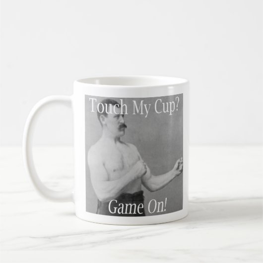 Tik niet op de Mok van de Koffie van mijn bekerig (Links)
