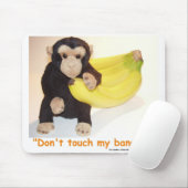 Tik niet op Mijn banaan Pet Monkey Mouse Mat Muismat (Met muis)