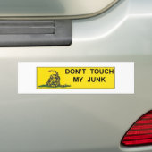 Tik niet op Mijn brok Bumpersticker (Op auto)