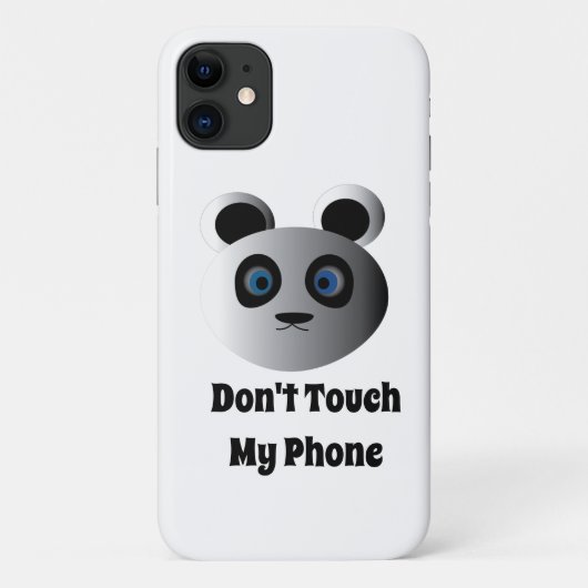 Tik niet op Mijn Panda-cover iPhone 11 hoesjes (Achterkant)