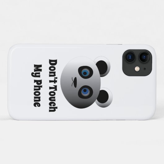 Tik niet op Mijn Panda-cover iPhone 11 hoesjes (Achterkant (horizontaal))