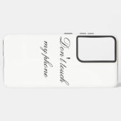 Tik niet op Mijn telefoon Samsung Galaxy Hoesje (Achterkant horizontaal)