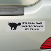 Tik niet op mijn truck bumpersticker (Op auto)