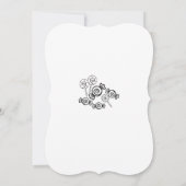 Tik of behandel schattige pompoen aangepaste uitno kaart (Achterkant)