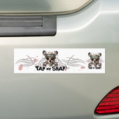Tik of Magnetisch MMA schedel Bumpersticker (Op auto)