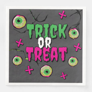 Tik of trakteer! Funky Scary Schattige Spooky Zomb Servet