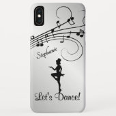 Tik op Dance Persoonlijke Naam Case-Mate iPhone Case (Achterkant)