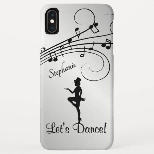 Tik op Dance Persoonlijke Naam Case-Mate iPhone Case (Achterkant)