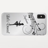 Tik op Dance Persoonlijke Naam Case-Mate iPhone Case (Achterkant (horizontaal))