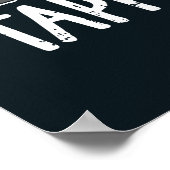 Tik op Dance Pun Rhythm en Dansend Shoe Poster (Hoek)