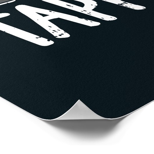 Tik op Dance Pun Rhythm en Dansend Shoe Poster (Hoek)