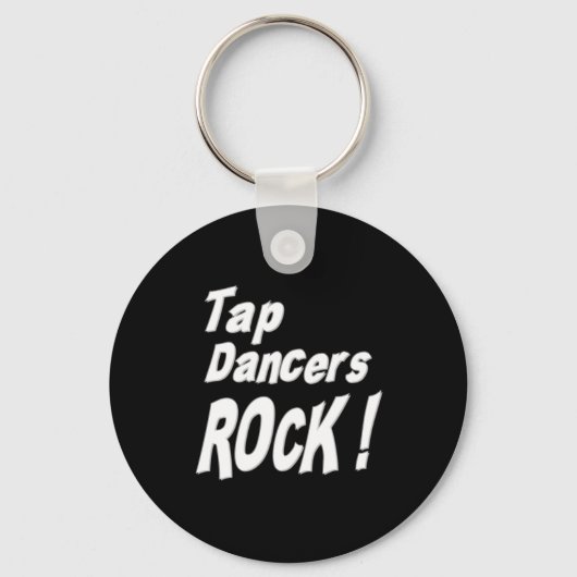 Tik op Dancers Rock! Button Sleutelhanger (Voorkant)