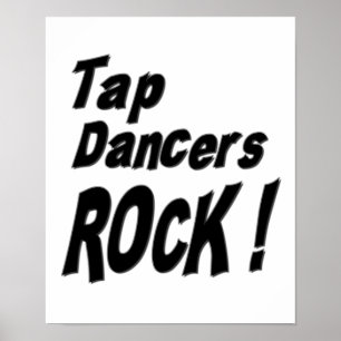 Tik op Dancers Rock! Poster afdrukken