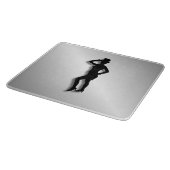 Tik op dansglas snijplank (Hoek)