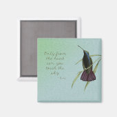 Tik op de hemel Hummingbird Magneet (Voorkant / Achterkant)