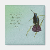 Tik op de hemel Hummingbird Magneet (Voorkant)