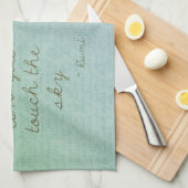 Tik op de hemel Hummingbird Theedoek (Quarter Fold)