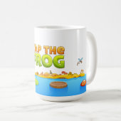 Tik op de kikker - de mok van de vijver (Voorkant rechts)