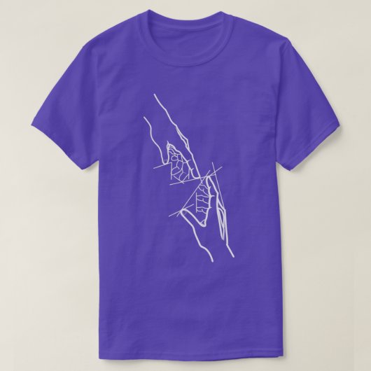 Tik op de kunst t-shirt (Design voorkant)