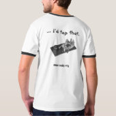 Tik op die keyer t-shirt (Achterkant volledig)