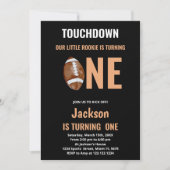 Tik op Eén Football op zaterdag uitnodigingen (Voorkant)