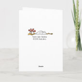 Tik op feestdagen kaart (Achterkant)