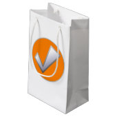 Tik op "Goed" Button Gift Bag Klein Cadeauzakje (Achterkant Gekanteld)