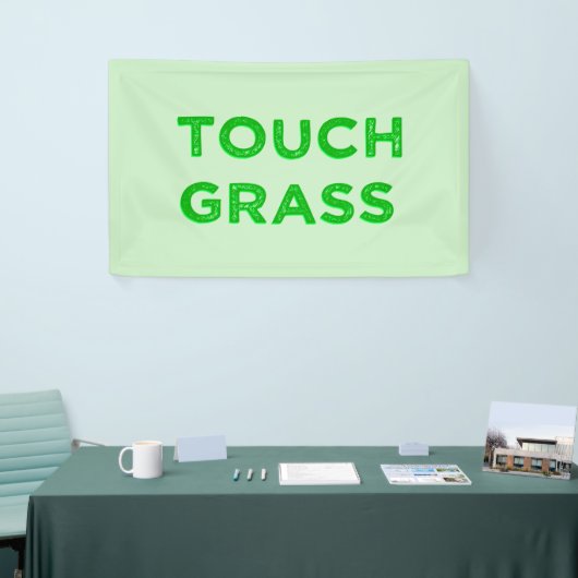 Tik op Grass Spandoek (Beurs)