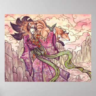 Tik op het Poster Sky