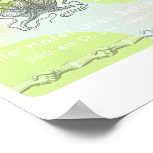 Tik op het Poster van het Comité (Hoek)