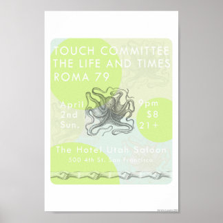 Tik op het Poster van het Comité