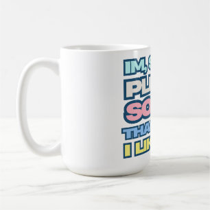 Tik op jezelf en leef langer zelfgebed koffiemok